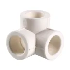                  Тройник двухплоскостной 20 мм полипропиленовый PPR белый
               