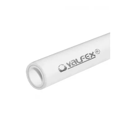 Труба полипропиленовая 25x4.2 SDR 6 PN 25 PPR армированная алюминием белая, хлыст 2м