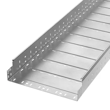 Лоток перфорированный Профи INOX (AISI 304) 400х100x3000 (1,2 мм) (6 м/уп)