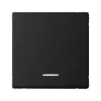                  ARTGALLERY 1-клавишный ВЫКЛЮЧАТЕЛЬ КНОПОЧНЫЙ с подсв., 10А, механизм, КАРБОН
               