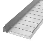 Лоток неперфорированный Профи INOX (AISI 304) 400х80x3000 (1,2 мм) (6 м/уп)