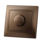                  MIRA Диммер 500 Вт с фильтром и предохранит светло-коричневый перламутр со вставкой
               