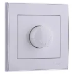                  RAIN Диммер 800Вт белый с боковой вставкой хром
               