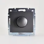                  Диммер RAIN 800Вт черный графит матовый механизм
               