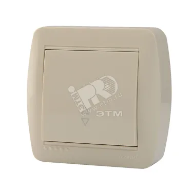 Демет Выключатель проходной крем