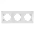                  Рамка 3-местная Ugra, белый
               