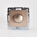                  Диммер RAIN 1000Вт бронза матовая механизм
               