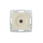                  VESNA Розетка ТВ проходная крем
               