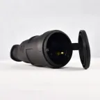 Разъем 2Р+РЕ 1х16А 220v (каучук)