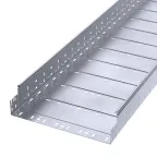 Лоток перфорированный Профи INOX (AISI 316) 400х100x6000 (1,0 мм) (12 м/уп)