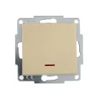                  VESNA Выключатель с подсветкой золото
               