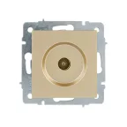                  VESNA Розетка ТВ оконечная золото
               