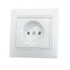                  MIRA Розетка без заземления белая
               