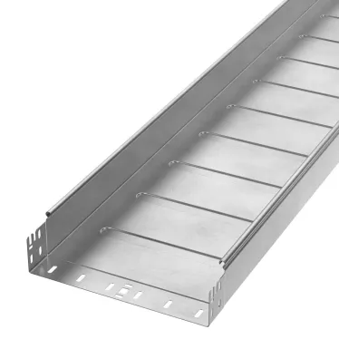 Лоток неперфорированный Профи INOX (AISI 304) 300х80x3000 (1,0 мм) (6 м/уп)