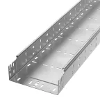 Лоток перфорированный Профи INOX (AISI 304) 200х80x6000 (2,0 мм) (12 м/уп)