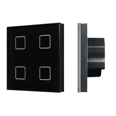 Панель сенсорная INTELLIGENT ARLIGHT DALI-301-11-IN Black (BUS/24V, Backlight) (ARL, IP20 Пластик, 5 лет)