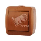                  Выключатель одноклавишный, сосна
               