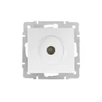                  VESNA Розетка ТВ проходная белая
               