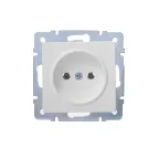                  VESNA Розетка б/з ПБТ белая
               