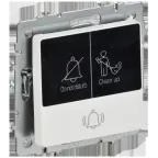                  BRITE Кнопка звонка с индикацией для отелей 10А ВС10-1-9-БрАБ арктический белый IEK
               