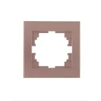                  Рамка RAIN 1-ая горизонтальная бронза матовая
               