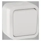 TORS Переключатель одноклавишный 10А IP55 TS301 белый IEK