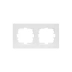                  VESNA Рамка 2-ая горизонтальная б/вст белая
               