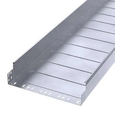 Лоток неперфорированный Профи INOX (AISI 316) 400х100x6000 (1,0 мм) (12 м/уп)