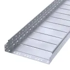 Лоток перфорированный Профи INOX (AISI 316) 400х80x6000 (1,0 мм) (12 м/уп)