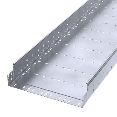 Лоток перфорированный Профи INOX (AISI 316) 400х100x3000 (1,5 мм) (6 м/уп)