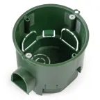 Коробка установочная 80-0550С углубленная безгалогенная (HF) 68х60 с саморезами (160шт/кор)