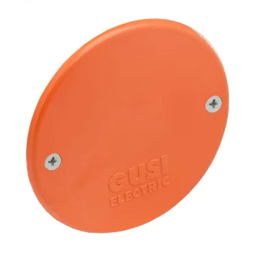Крышка подрозетника, D-75, негорючая, ПВ-0, оранжевый