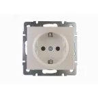 Розетка RAIN с/з керамика жемчужно-белый перламутр механизм