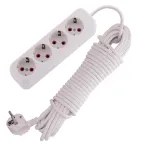 Удлинитель с заземлением 4 входа 10 метров