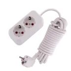 Удлинитель с заземлением 2 входа 5 метров