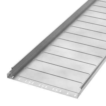 Лоток неперфорированный Профи INOX (AISI 304) 500х50x6000 (1,0 мм) (12 м/уп)