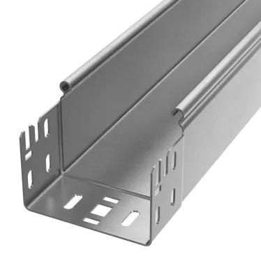 Лоток неперфорированный Профи INOX (AISI 304) 100х80x3000 (1,0 мм) (6 м/уп)