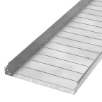 Лоток неперфорированный Профи INOX (AISI 304) 600х80x3000 (1,2 мм) (6 м/уп)
