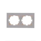                  Рамка RAIN 2-ая горизонтальная крем с боковой вставкой
               