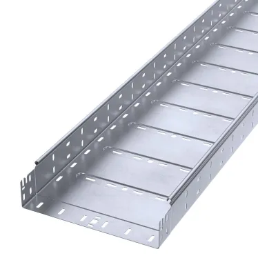 Лоток перфорированный Профи INOX (AISI 316) 300х80x6000 (1,0 мм) (12 м/уп)