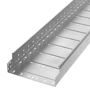Лоток перфорированный Профи INOX (AISI 304) 300х100x6000 (1,2 мм) (12 м/уп)