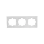 VESNA Рамка 3-ая горизонтальная б/вст белая