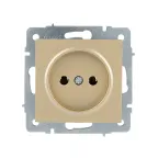 VESNA Розетка б/з ПБТ золото