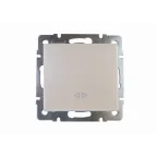                  Выключатель RAIN промежуточный жемчужно-белый перламутр механизм
               