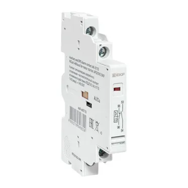 Контакт сигнализации аварийного отключения + вспомогательный контакт мгновенного действия АПД/GV2 АК-0110 1НЗ (авар.) + 1НО EKF