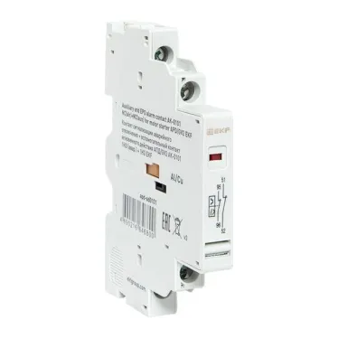 Контакт сигнализации аварийного отключения + вспомогательный контакт мгновенного действия АПД/GV2 АК-0101 1НЗ (авар.) + 1НЗ EKF