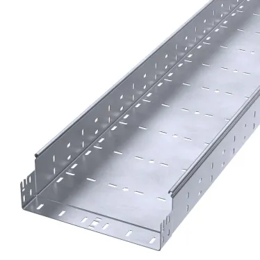 Лоток перфорированный Профи INOX (AISI 316) 300х100x3000 (1,5 мм) (6 м/уп)