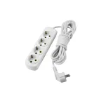 LETITIA Удлинитель с/з 4 входа 3 метра