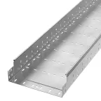 Лоток перфорированный Профи INOX (AISI 304) 300х100x6000 (2,0 мм) (12 м/уп)