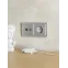 BRITE Рамка 2 поста IP44 РУ-2-БрА-44 алюминий